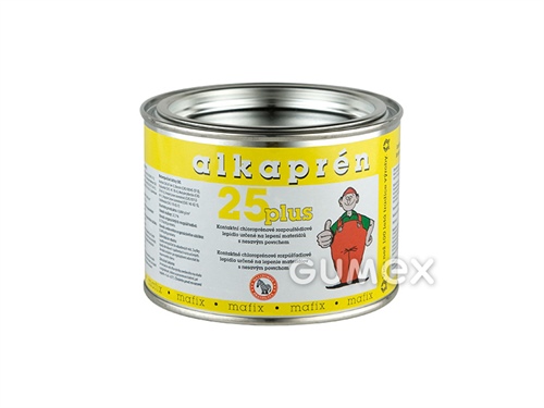 Ohne Toluol Kleber Alkaprén 25 PLUS, für nichtsaugende Materialien, 0,5l, Gummi/Gummi, Gummi/Metal, 